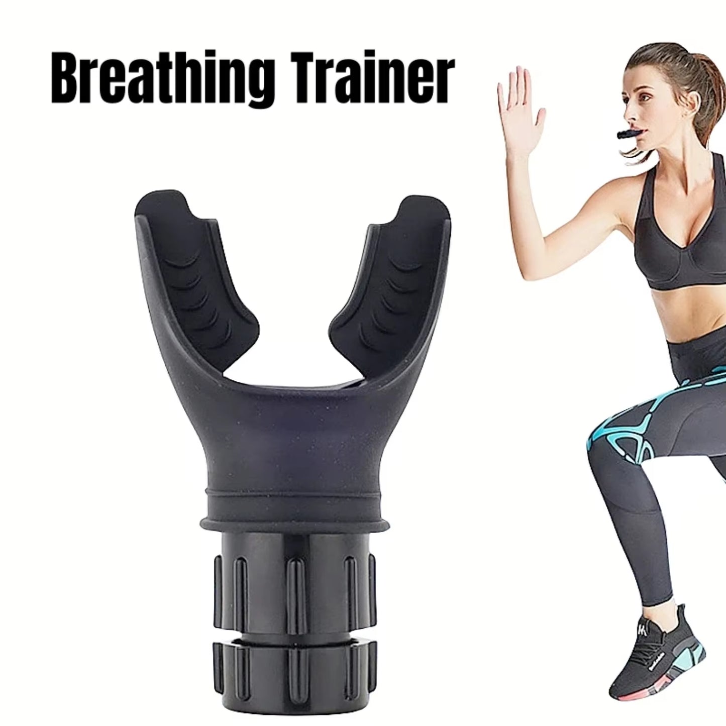 Sports Breathing Trainer Exercise Lung Face Mouthpiece Respirator Fitness Equipment Household Healthy Care Accessories